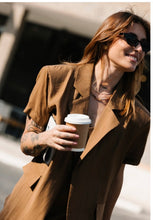 Load image into Gallery viewer, Dark Brown Soft Shirt & Dress Set