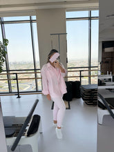 Load image into Gallery viewer, Shirt+legging set pink
