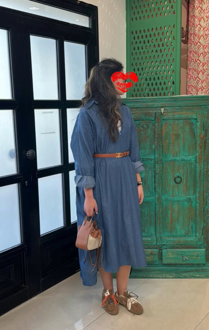 Denim dress