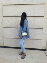 Load image into Gallery viewer, Shirt+legging optional top blue
